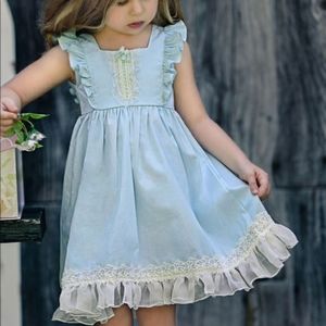 Dollcake wish me luck blue dress sz 6